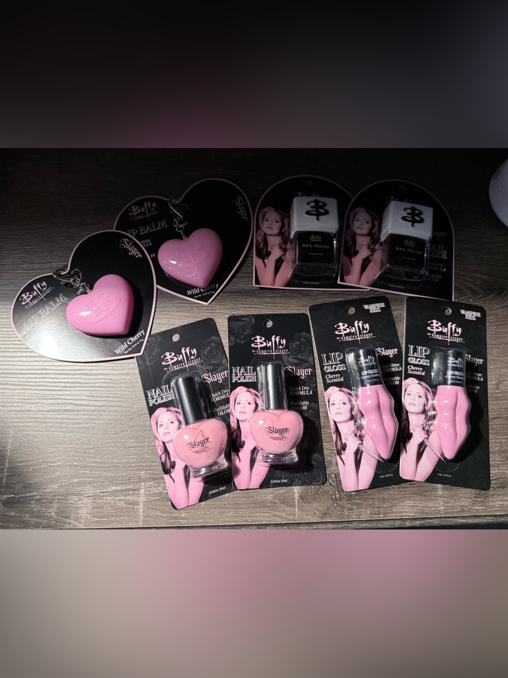 Buffy the Vampire Slayer Nail Polish & Lip Gloss Set - 8 products!